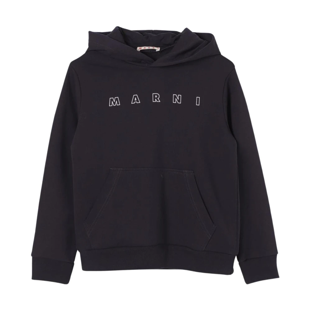 Marni Unisex Blue Logo Hoodie