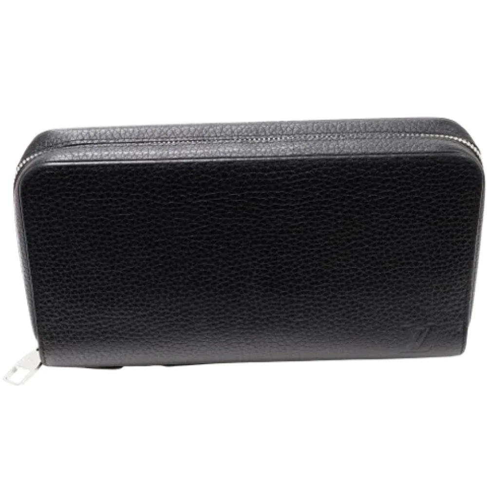 Louis Vuitton Vintage Pre-owned Leather wallets Black Heren