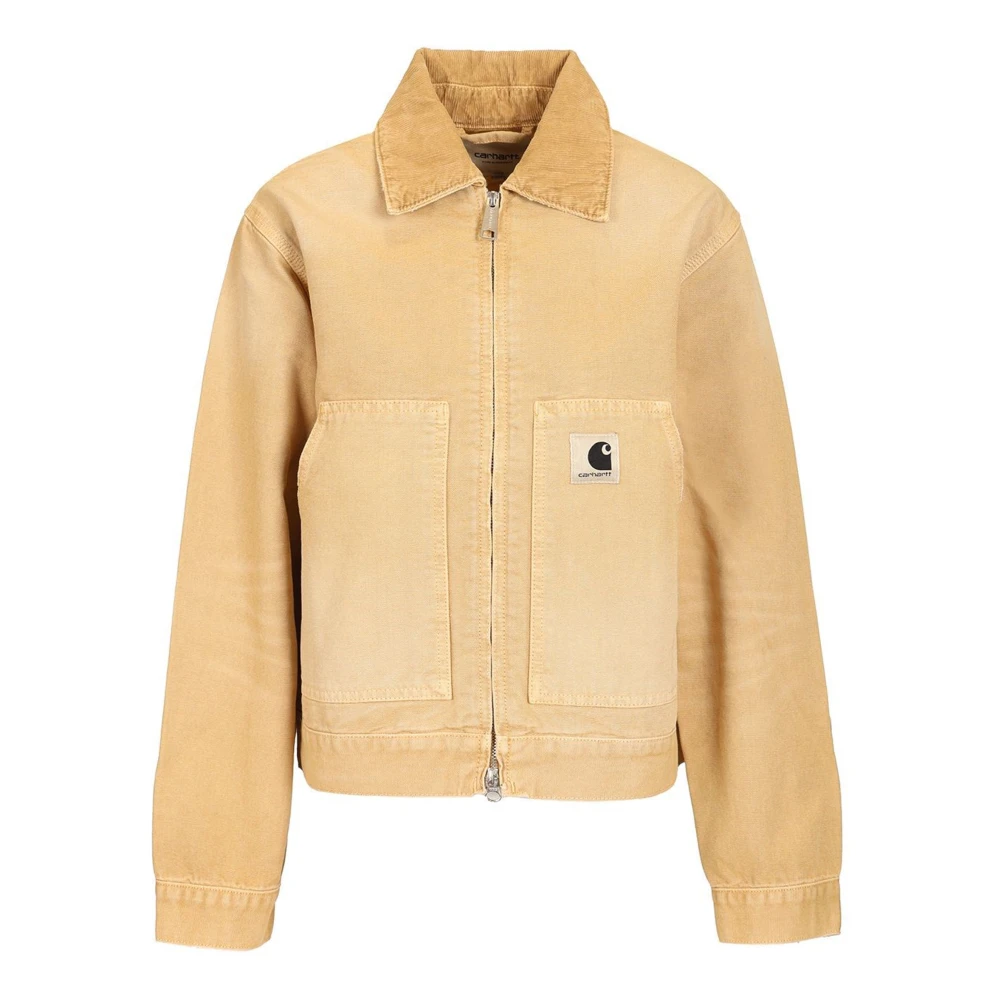 Carhartt Wip Beige Og Arcan Jacket - Woman Jackets M - Immagine 4