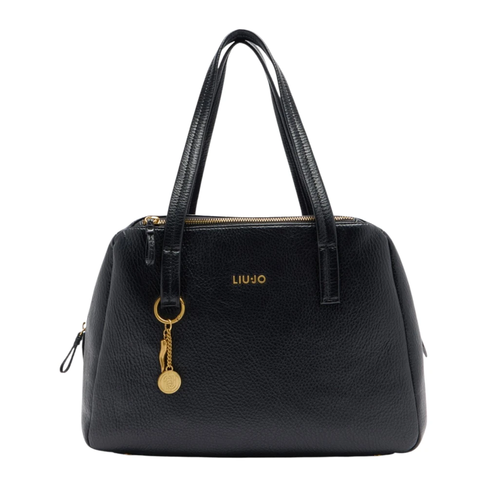 Liu Jo Femme Noir Sacs, Taille: One Size Sacoche Moyenne Avec Breloque