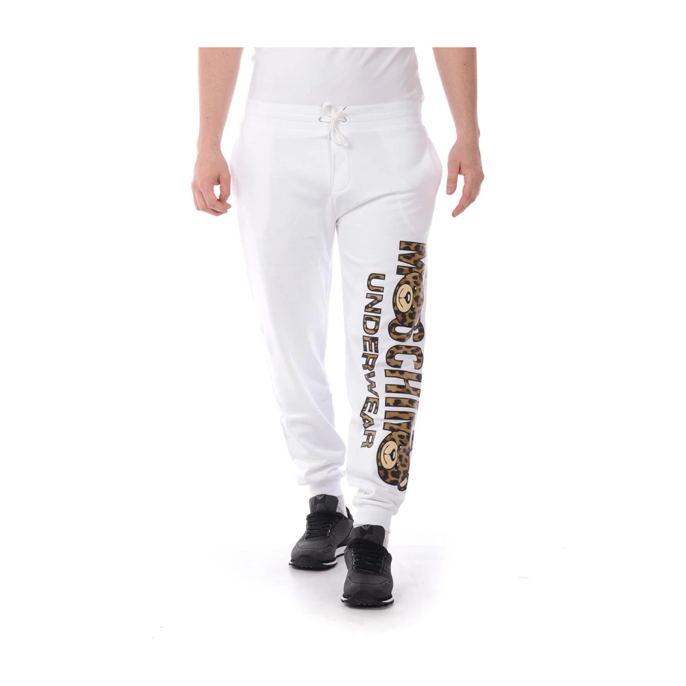 Moschino Men's White Stylish Bag - Sweatpants - Xs - Trousers