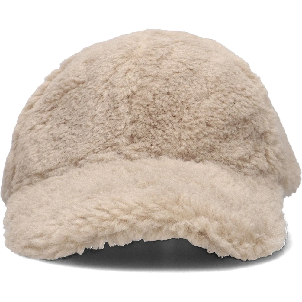 Stand Studio Fluffy Fur Cap Beige Dames