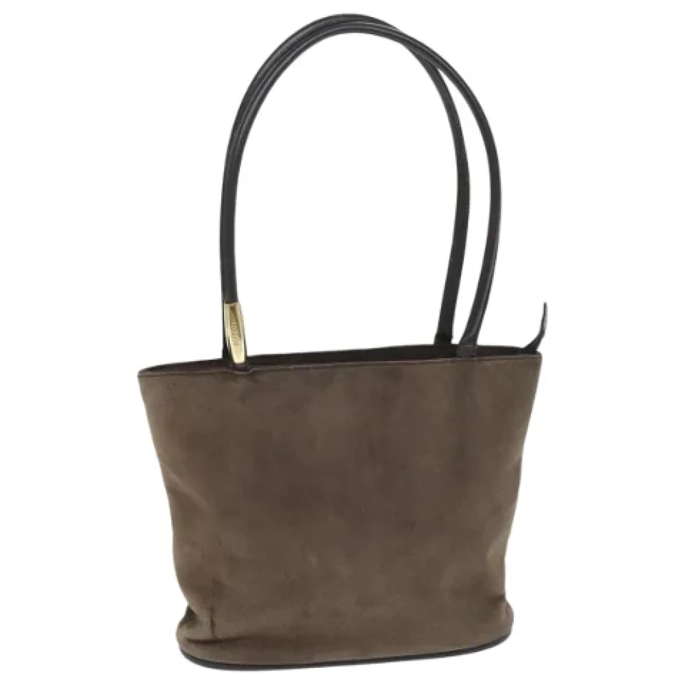 Gucci Vintage Pre-owned Suede gucci-bags Brown Dames
