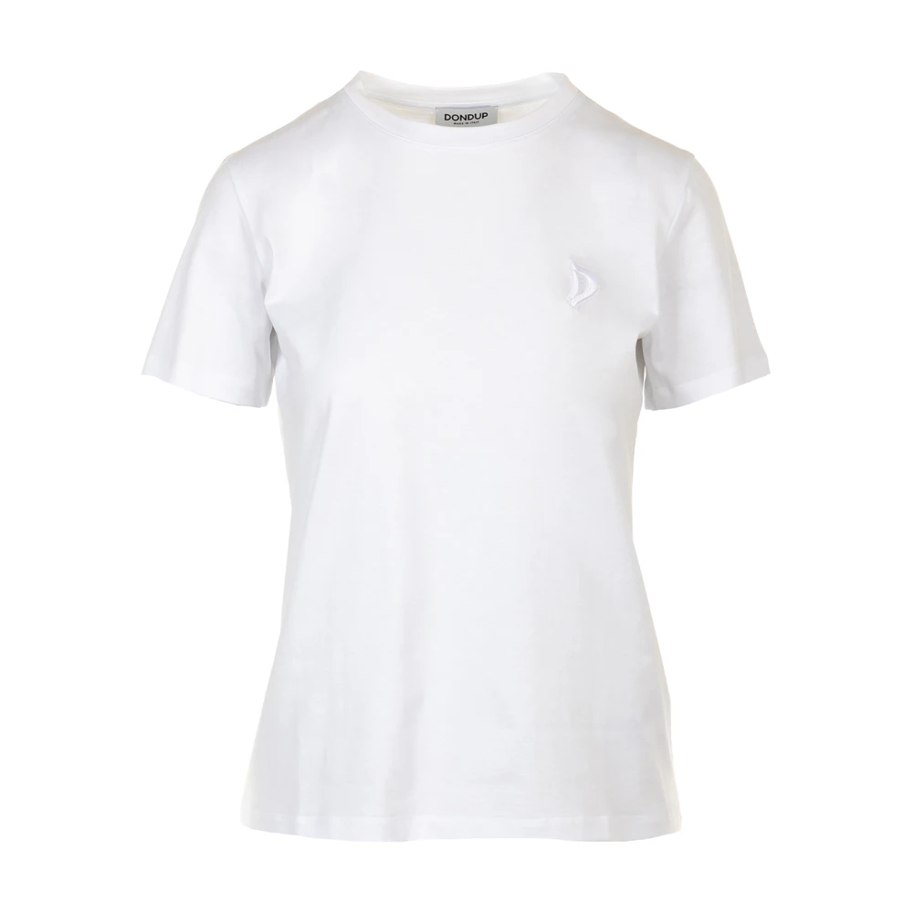 Dondup Witte Top T-Shirt White Dames