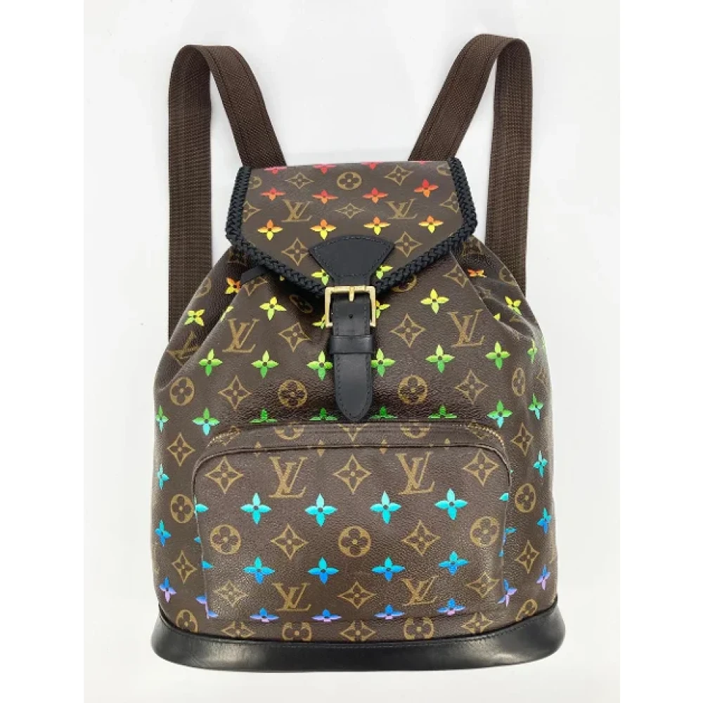 Louis Vuitton Vintage Pre-owned Leather backpacks Multicolor Dames