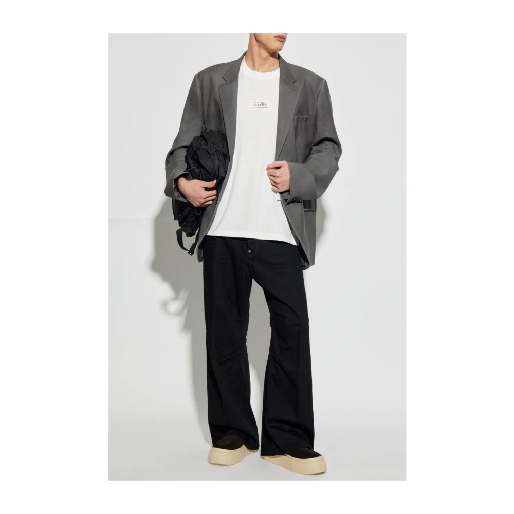 MM6 Maison Margiela Witte T-shirts en Polos White Heren