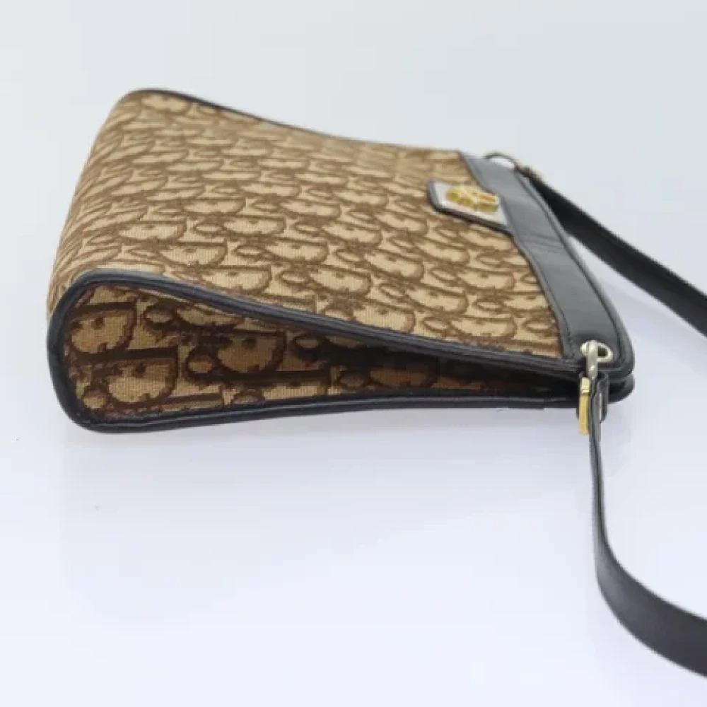 Dior Vintage Pre-owned Canvas dior-bags Brown Dames