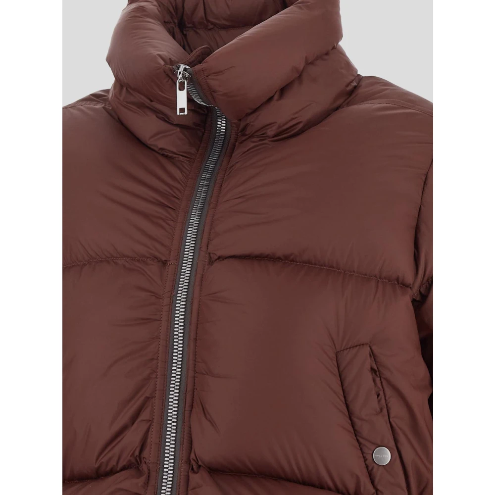 Rick Owens Donzen Jas met Schildpadstijl Red Dames