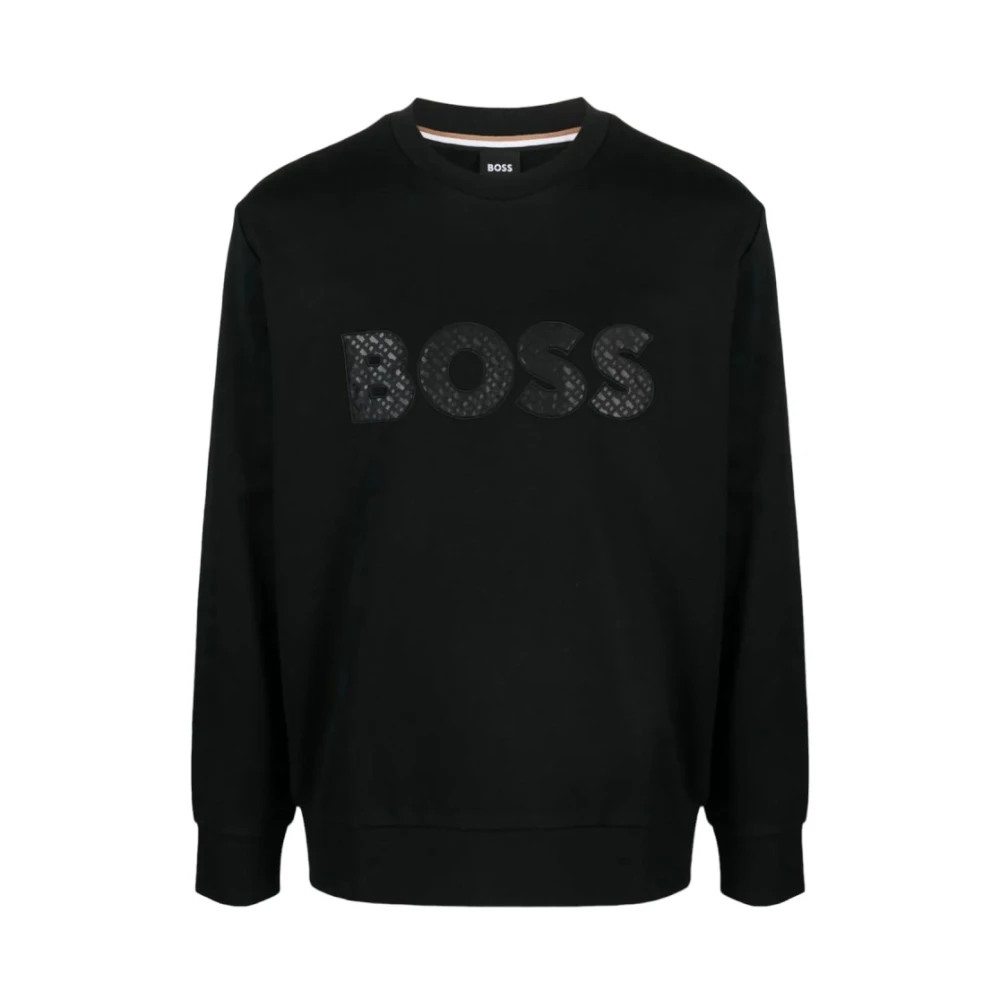 Boss Jersey Sweatshirt 50494091 Black, Herr