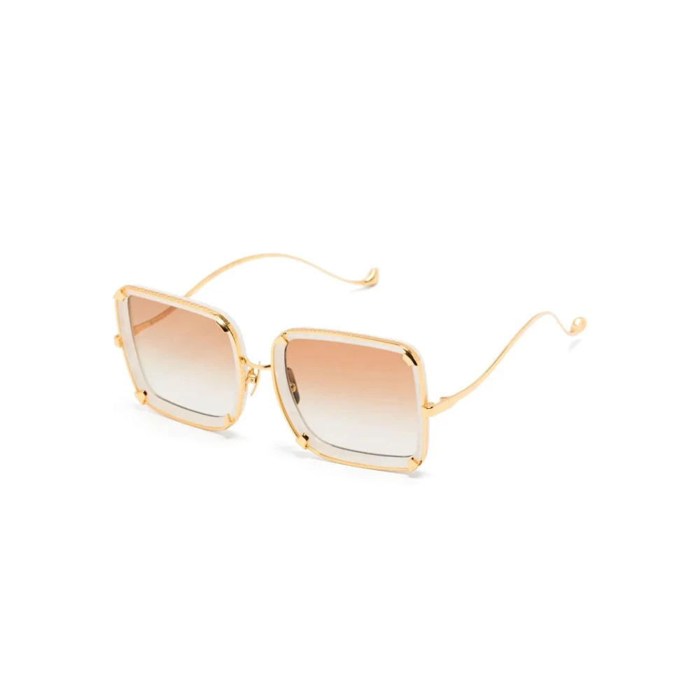 Anna Karin Karlsson Women's Yellow Sunglasses, 56 Mm, White Moon Pearl Sun Sunglasses