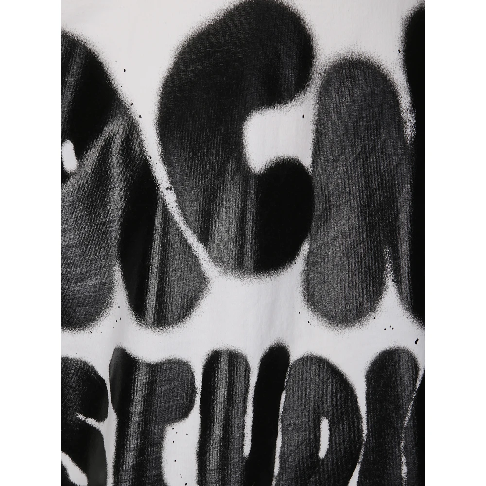 Acne Studios Oversized Front Print T-Shirt Multicolor Heren