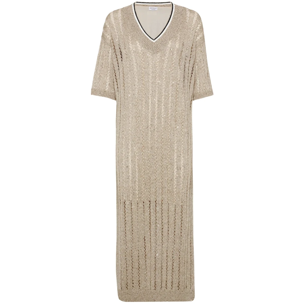 Dresses > Day Dresses > Midi Dresses - - Brunello Cucinelli - Modalova