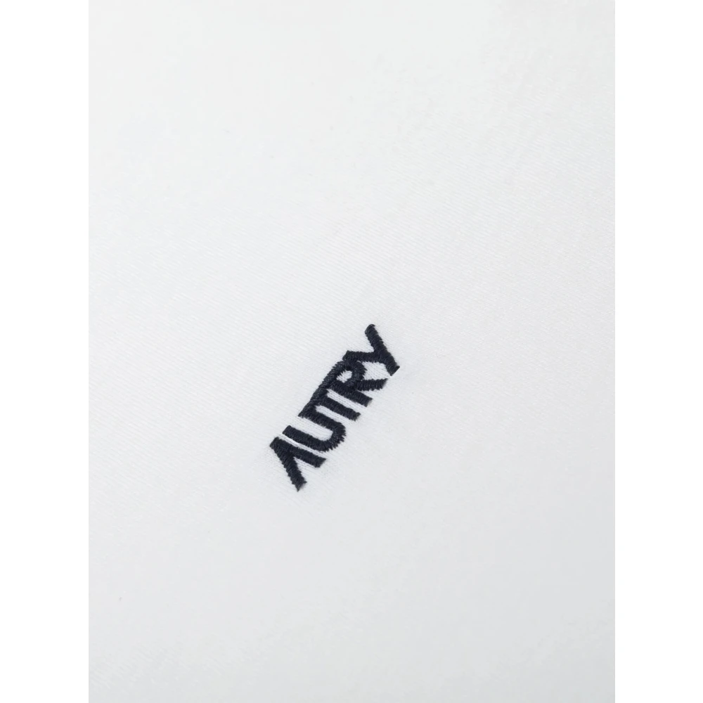 Autry Wit Katoenen T-shirt White Heren