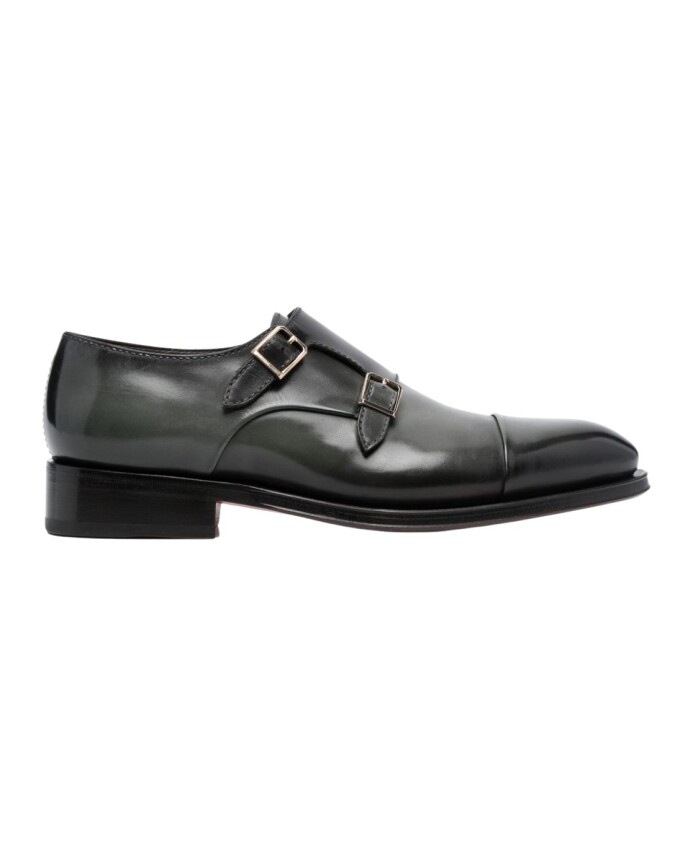 mocassins-verts-en-cuir-de-veau-a-2-boucles
