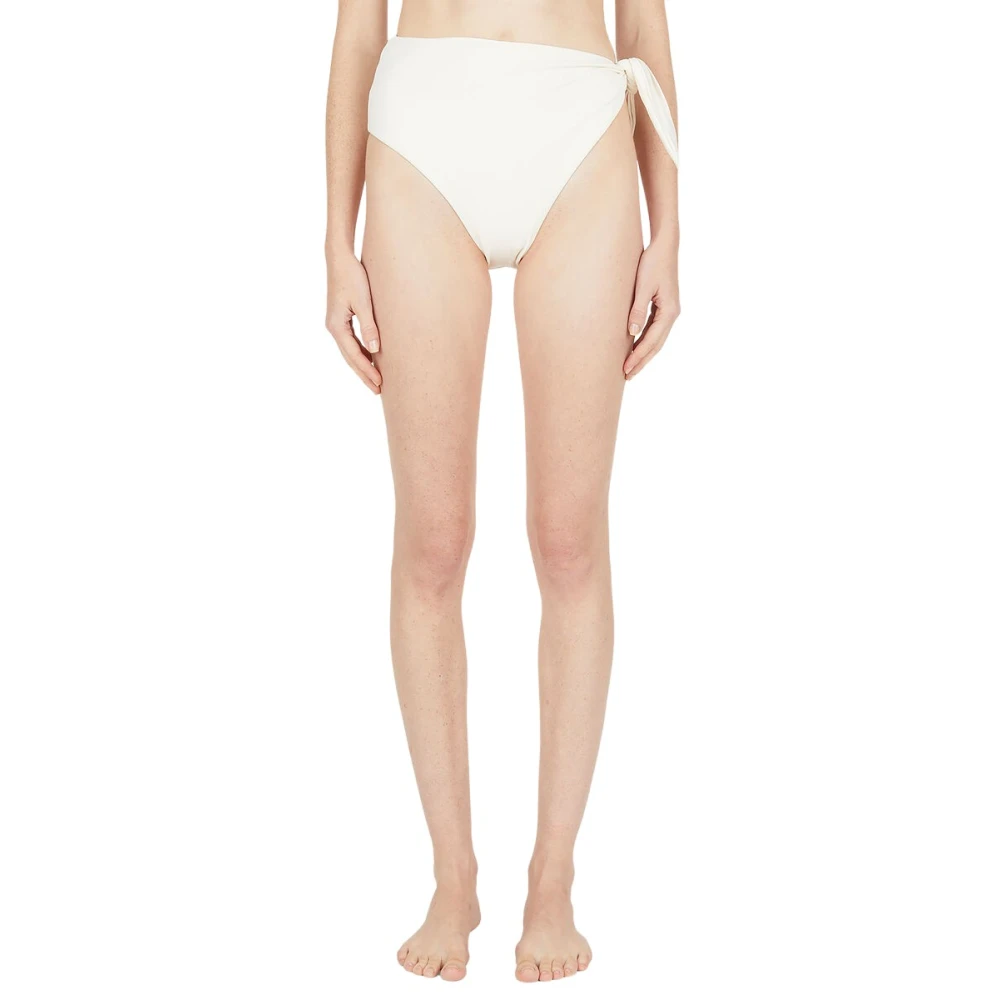 Ziah Asymmetrische Strop Bikini Bodems White Dames