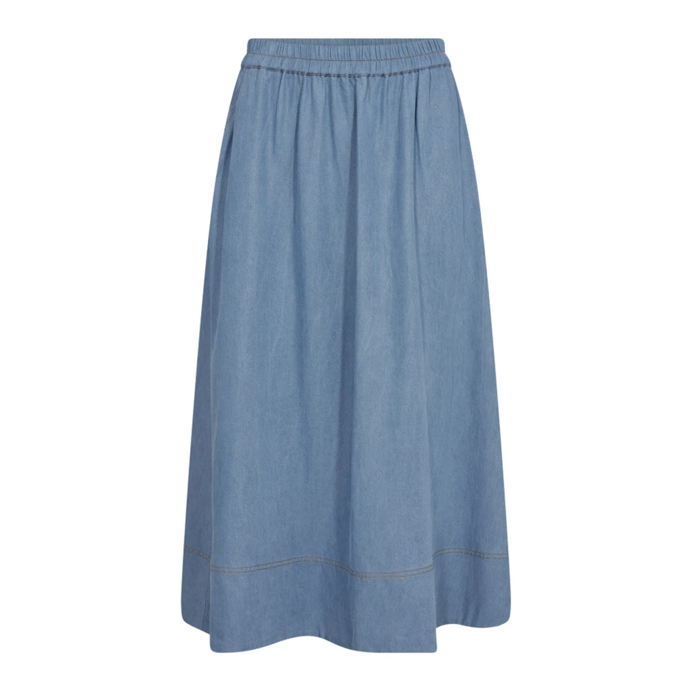 Co'Couture Midi Skirts Blue Dames