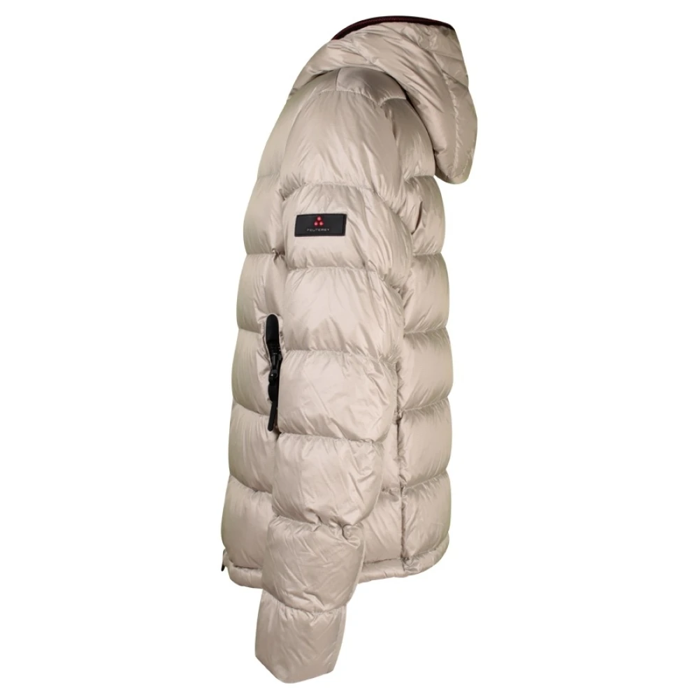 Peuterey Beige Heren Gewatteerde Jas Beige Heren