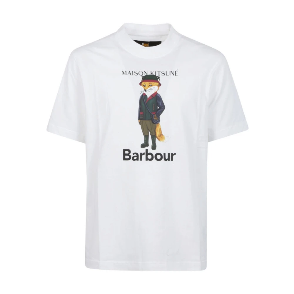 Barbour Beaufort Fox T-shirts en Polos Wit White Heren