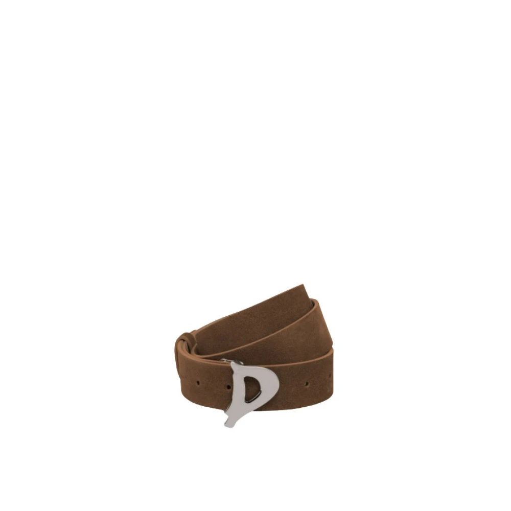 Dondup Women's Brown Belts, 85 Cm, Cintura H. 3Cm