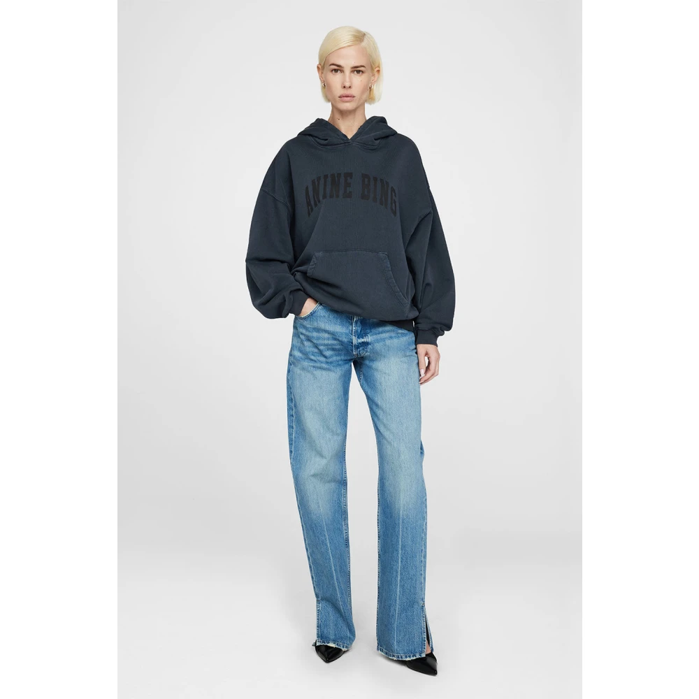 Anine Bing Harvey Sweatshirt Black Dames
