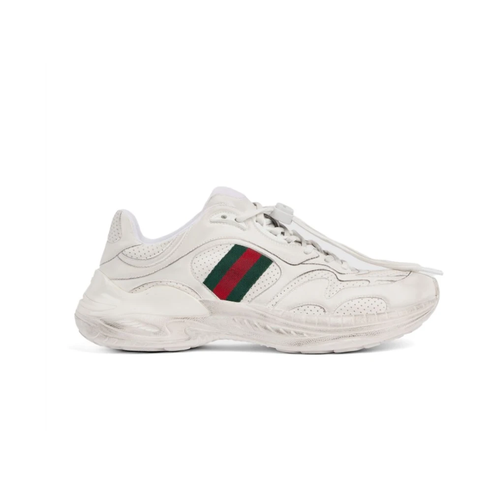 Gucci Men's White Sneakers, 9 Uk, 2.0 Sneaker