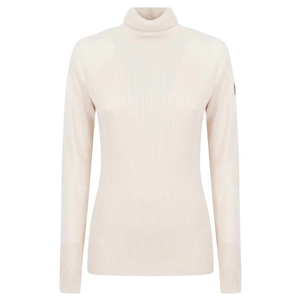 Moncler , Damen, Strickwaren, Beige, M
