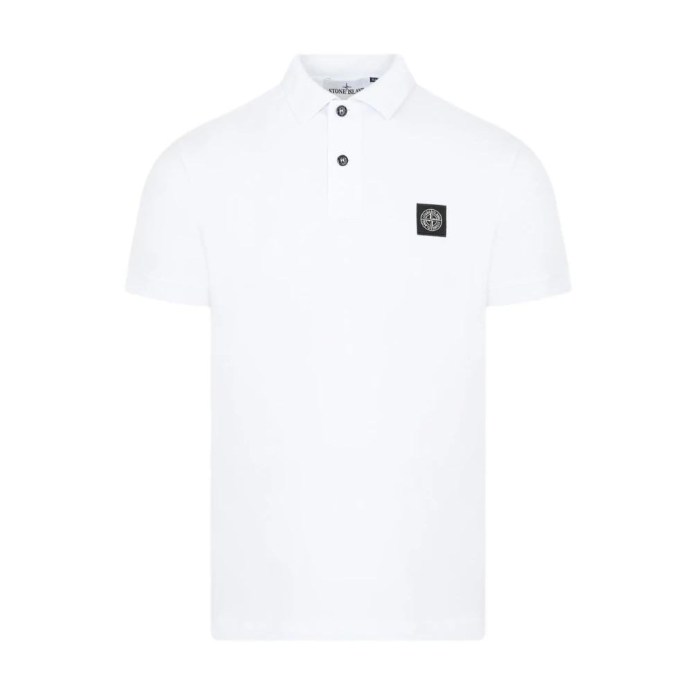Stone Island T-Shirts And Polos - Male - Polo Shirts - White - L - Tops