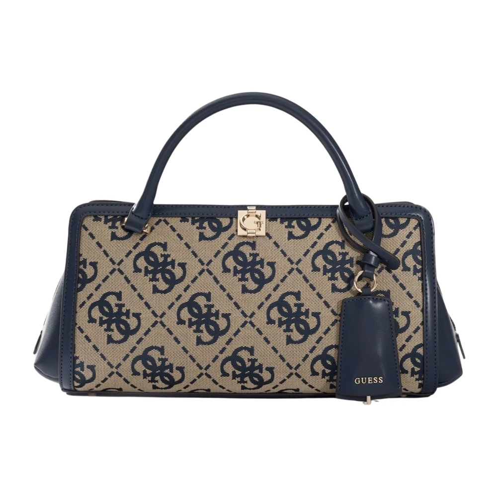 Guess , Handbags, Female, Blue, One Size, Audrey Petit Monogramme