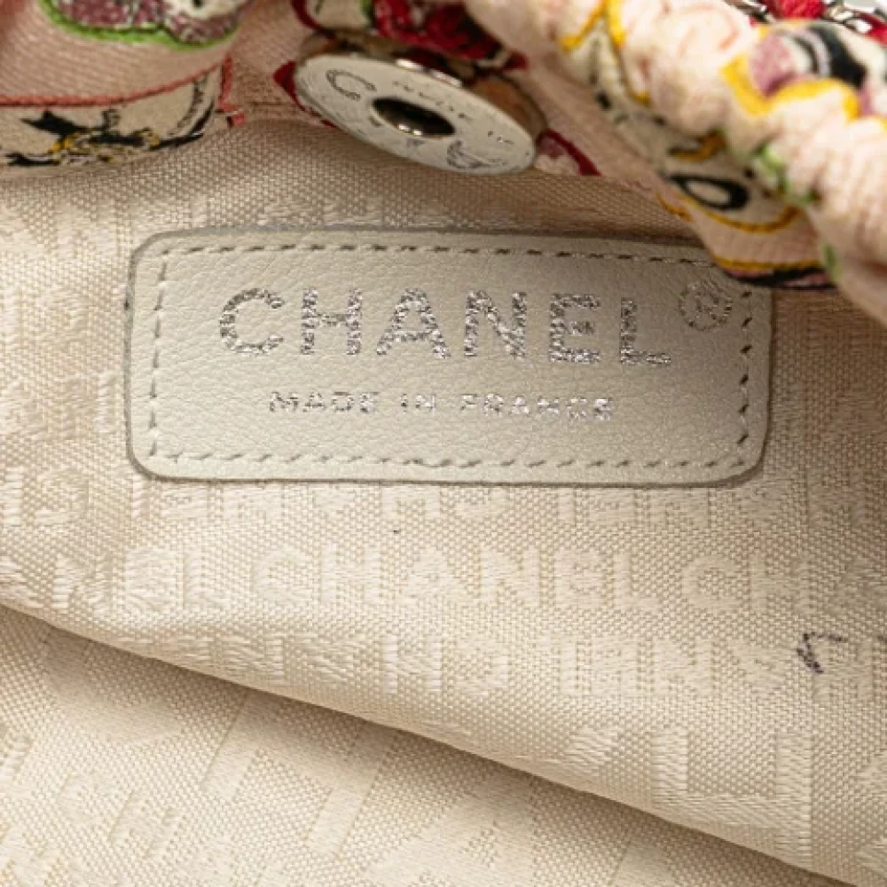 Chanel Vintage Pre-owned Canvas handbags Pink Dames