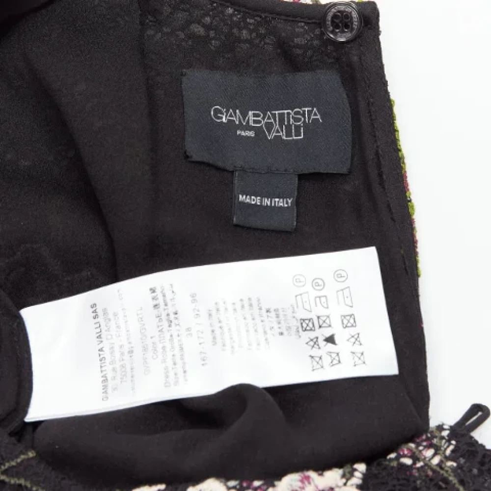 Giambattista Valli Pre-owned Cotton dresses Black Dames