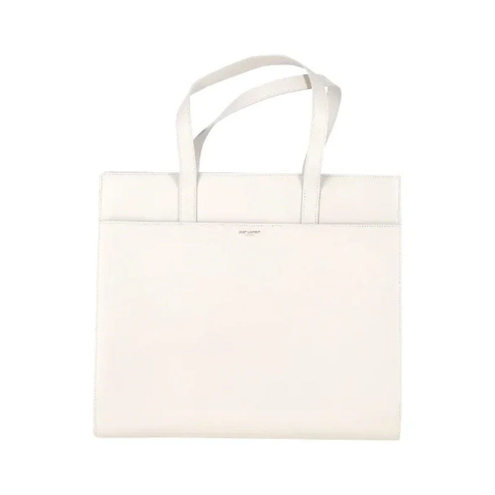 Yves Saint Laurent Vintage Pre-owned Leather handbags White Dames