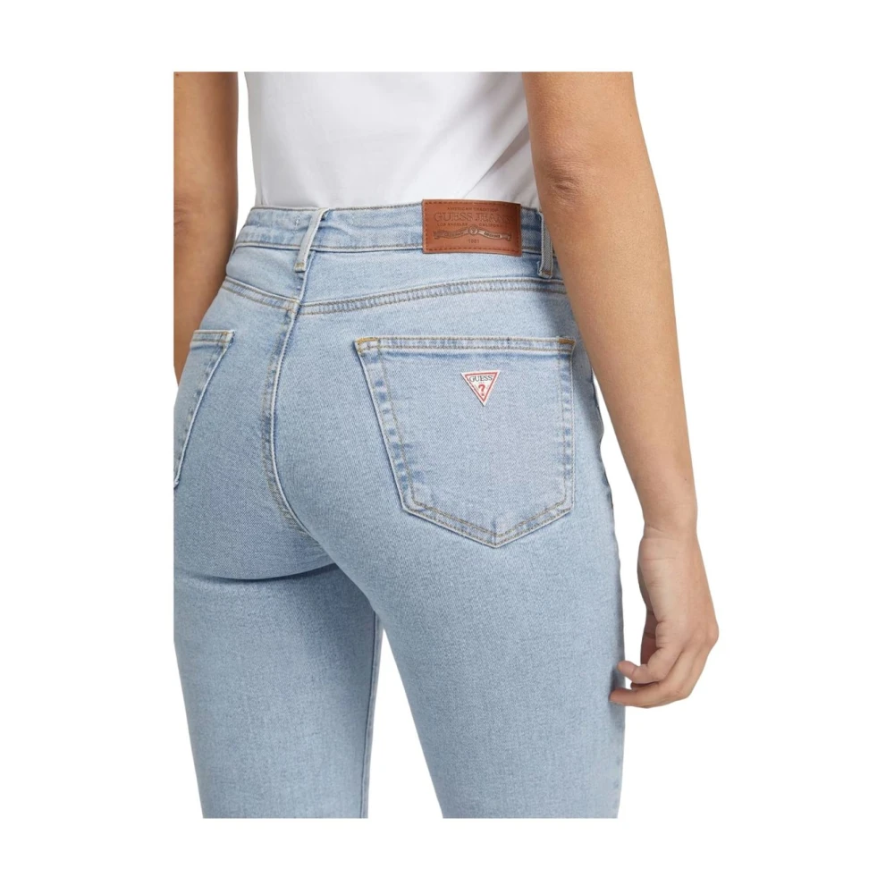 Guess Slim Fit Denim Broek Blue Dames