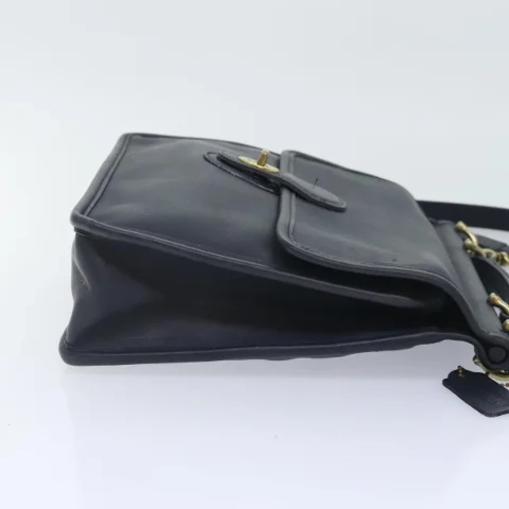 Coach Pre-owned Leather handbags Black Dames
