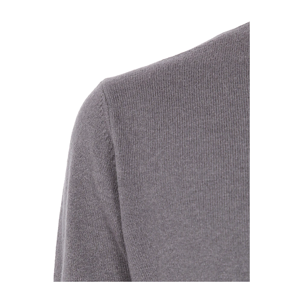 Filippo De Laurentiis Stijlvolle ronde hals lange mouwen top Gray Heren