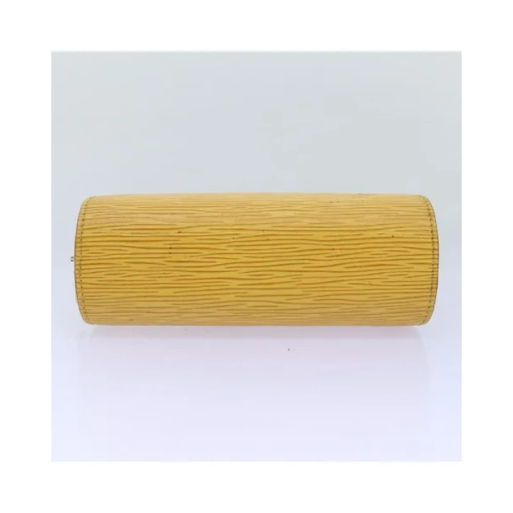 Louis Vuitton Vintage Pre-owned Leather louis-vuitton-bags Yellow Dames