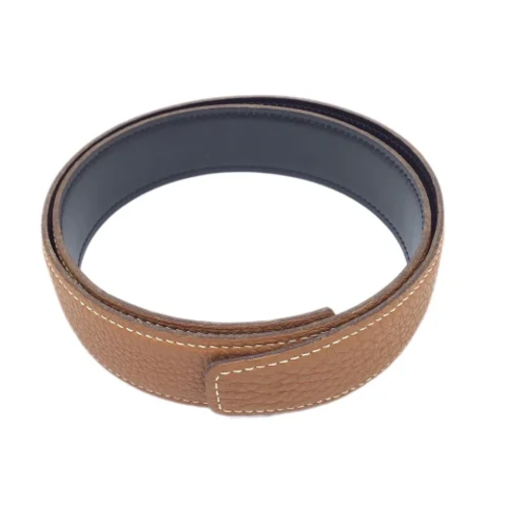 Hermès Vintage Pre-owned Leather belts Brown Heren