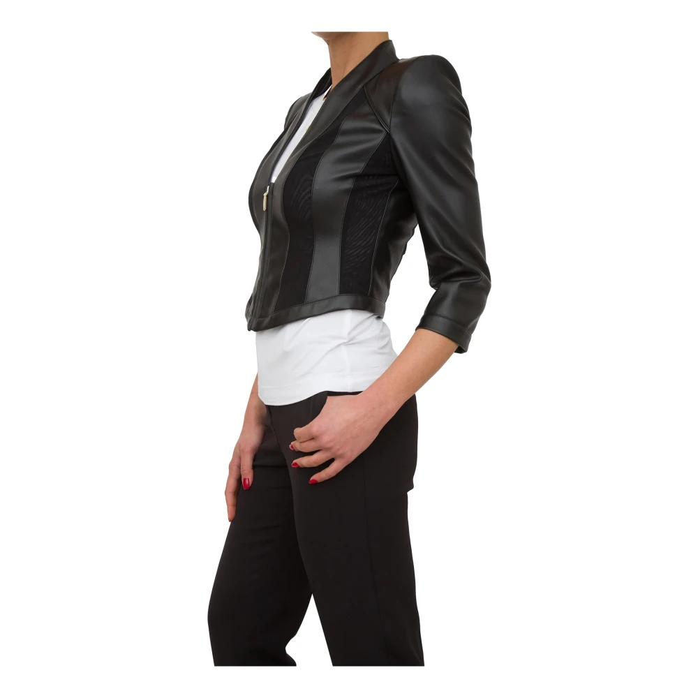 Nenette Korte Pagoda Schouderjas Zwart Black Dames