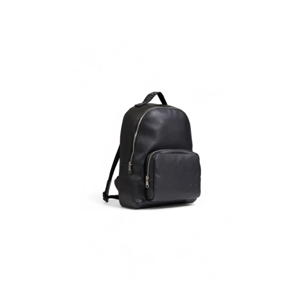 Calvin Klein Zwarte Polyethyleen Rugzak Black Dames