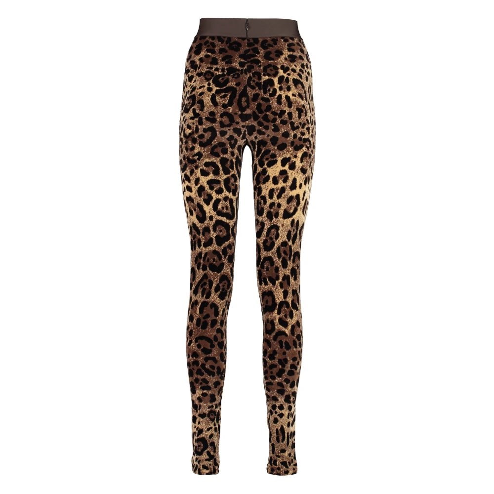 Dolce & Gabbana Luipaardprint Leggings Multicolor Dames