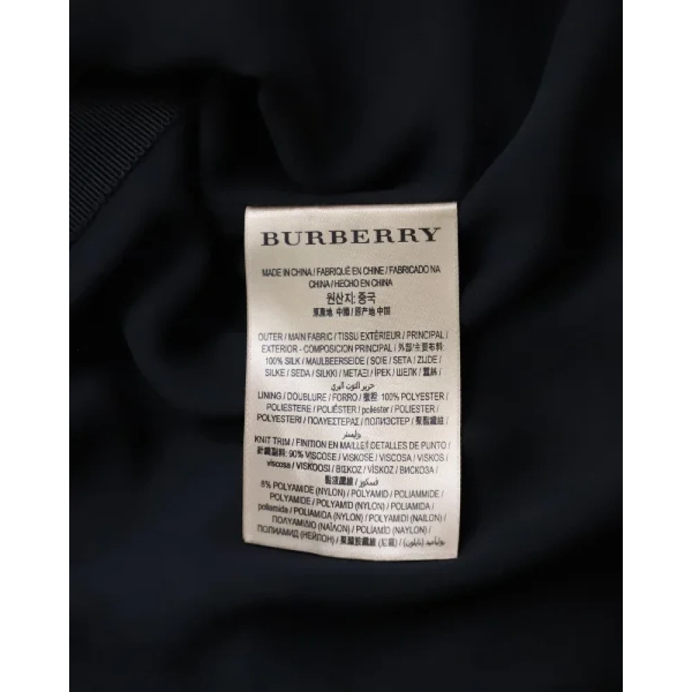 Burberry Vintage Pre-owned Silk bottoms Green Dames