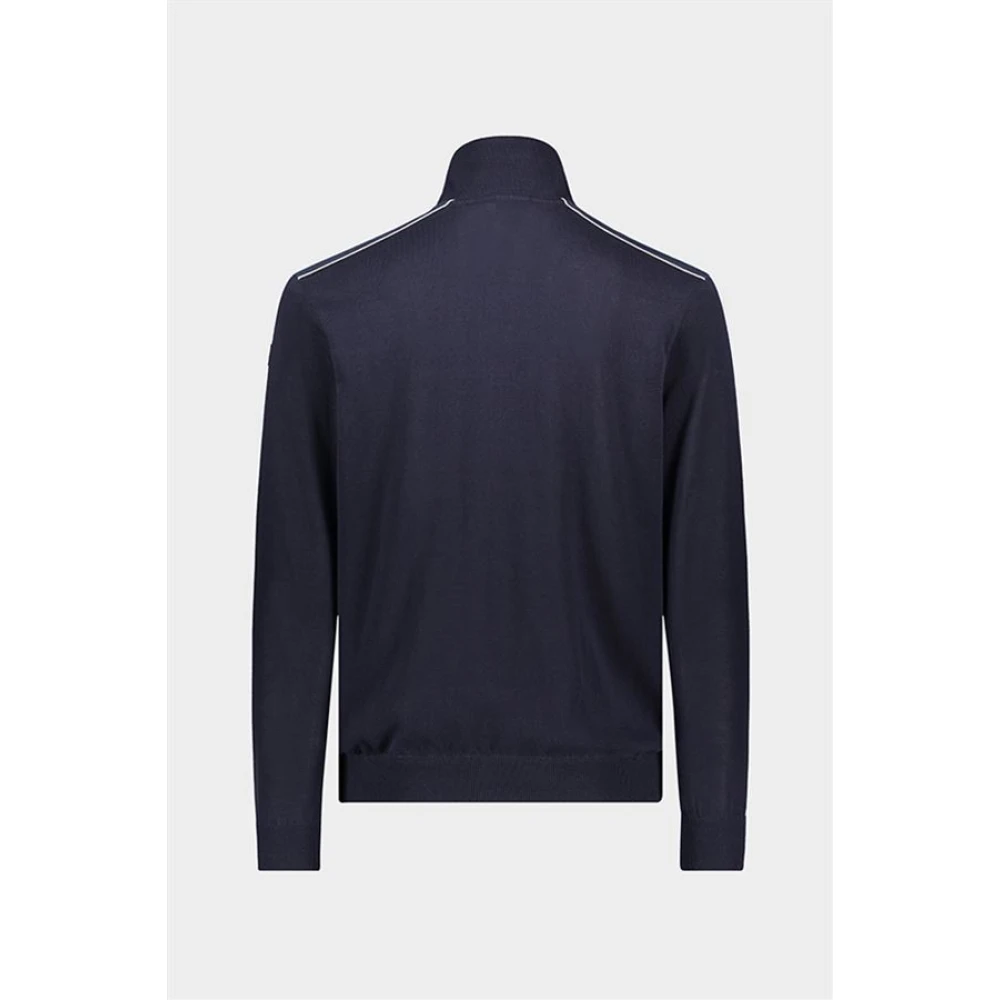 PAUL & SHARK Sweatshirt met rits en hoodies Blue Heren