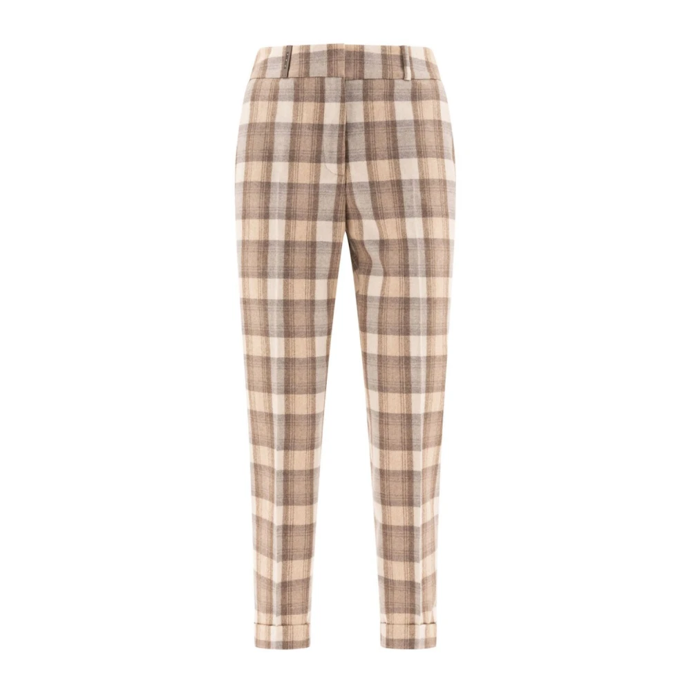 PESERICO Stijlvolle Panta 946C Broek Brown Dames