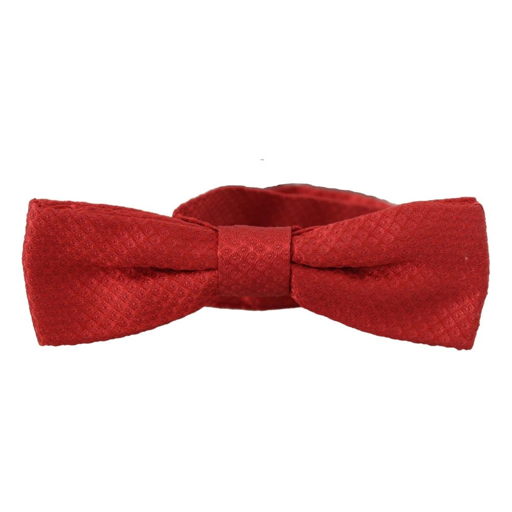 Dolce & Gabbana Red Bow Ties, Male, One Size, Papillon Tie