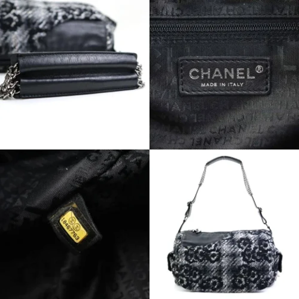 Chanel Vintage Pre-owned Fabric shoulder-bags White Dames