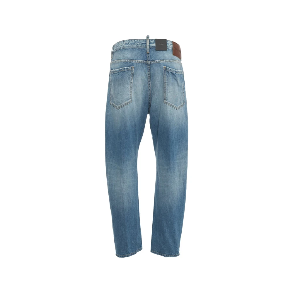 Dsquared2 Blauwe Loose Fit Jeans 'Bro' Blue Heren
