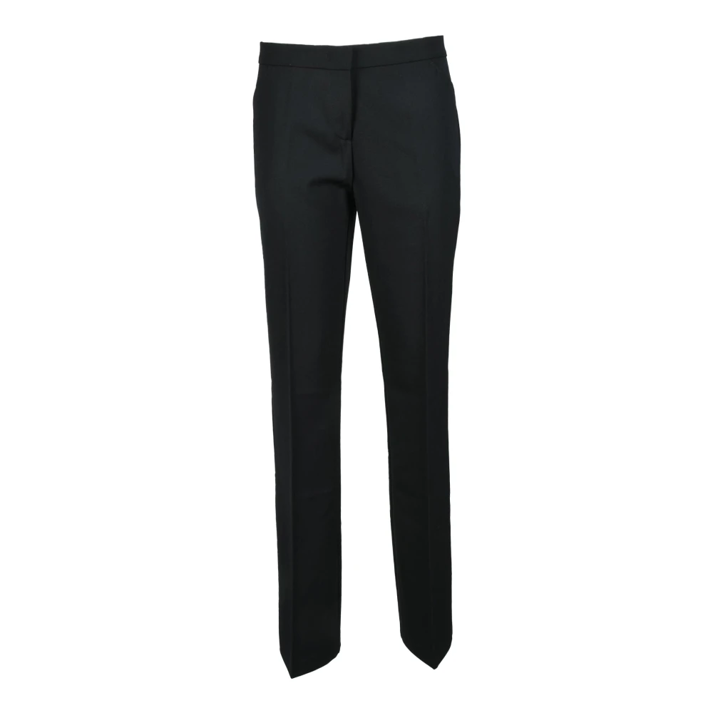 Pinko Elegante Wollen Blend Broek Black Dames