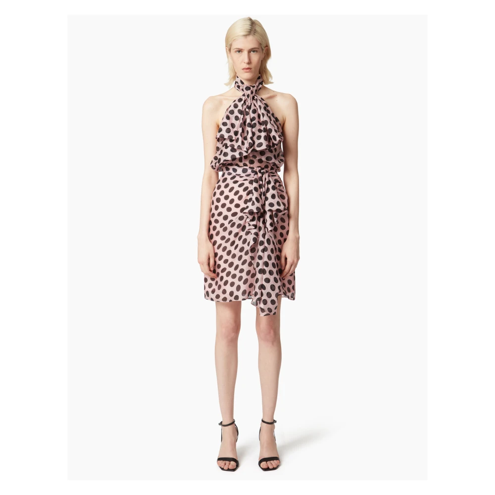 Nina Ricci ROK MET Asymmetrische Strik Multicolor Dames