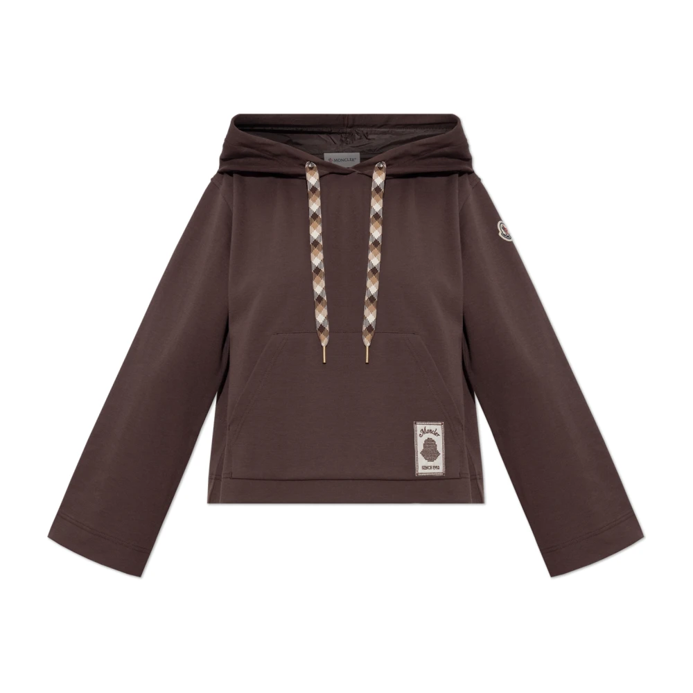 Moncler The Hoodie - Female - Hoodies - Brown - M - Sweatshirts & Hoodies