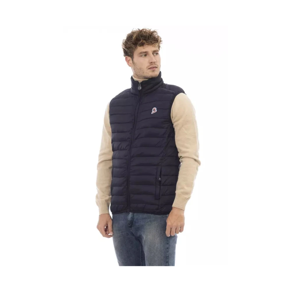 Invicta Gewatteerd Herenvest met Contrastpatch Blue Heren