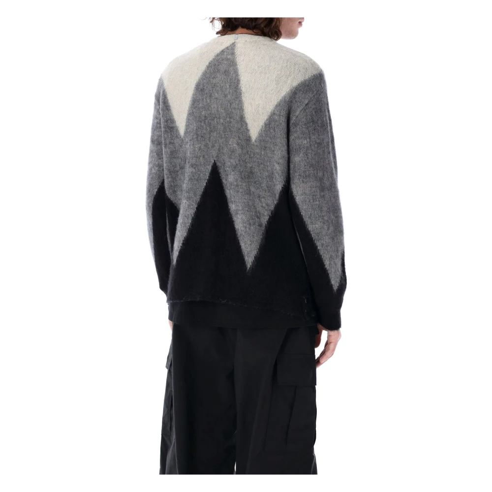Manastash Zwart Gebreid Vest Aw24 Multicolor Heren